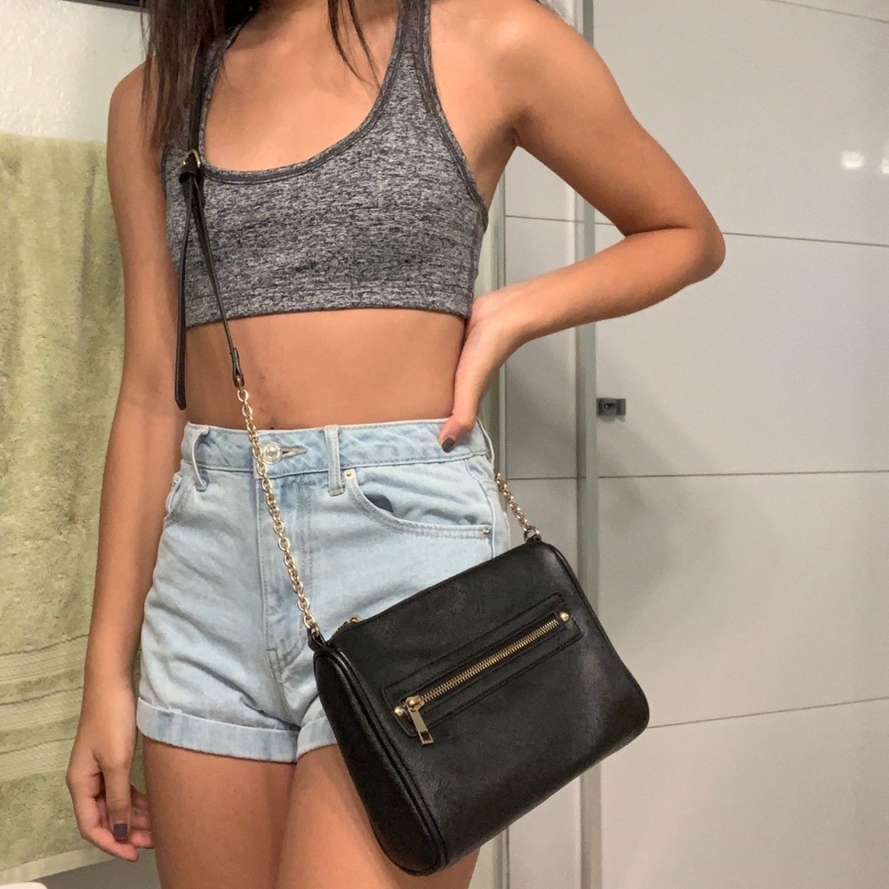 Black crossbody bag